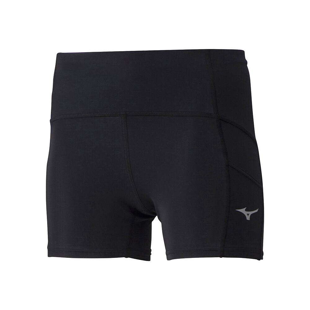 Leggings Mizuno Running Core Short - Mulher - Pretas - LHMSR0134